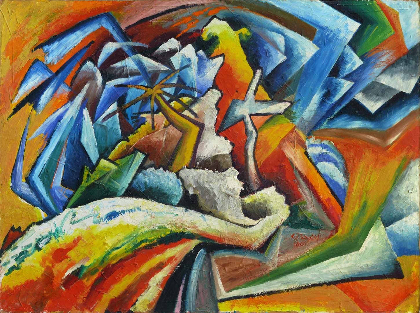 Gemälde: &Uuml;berm&uuml;tige Landschaft - Ölgemälde von TM Rotschönberg